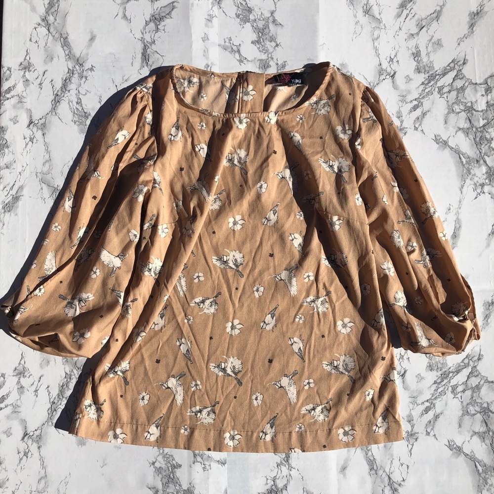 Yumi Patterned Blouse